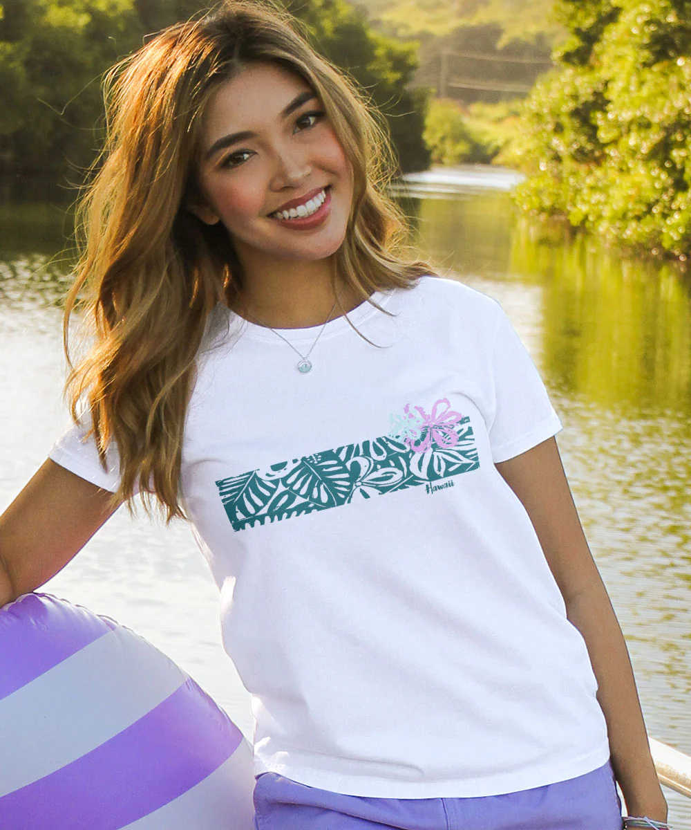 Into Bloom - White Short Sleeve Crewneck T-Shirt - Image 2