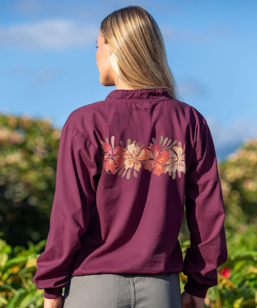 Kahiwa - Wine Dyed Long Sleeve Lightweight Pullover - Image 3