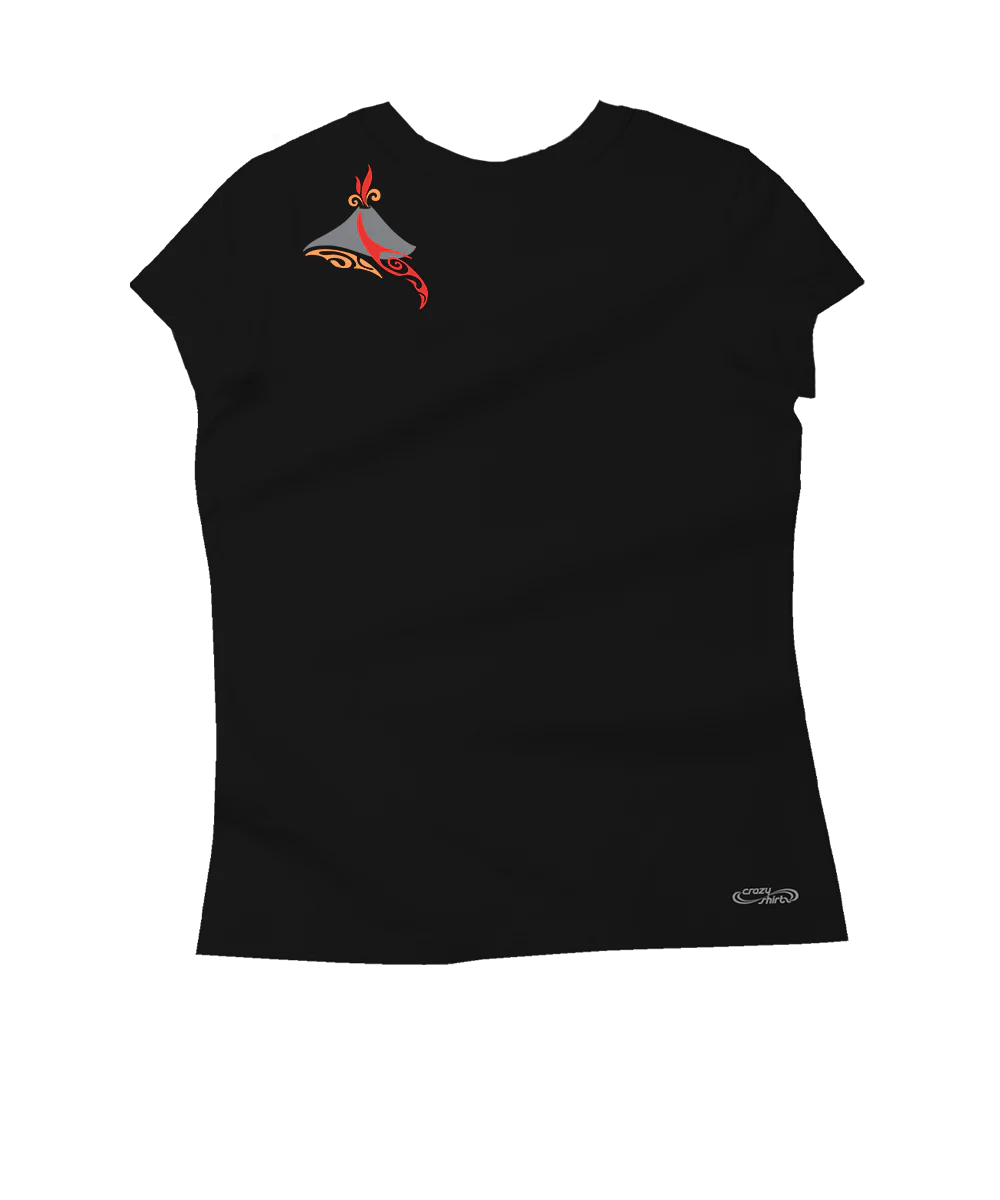 Lava Tribal - Jet Black Short Sleeve Pima T-Shirt - Image 4