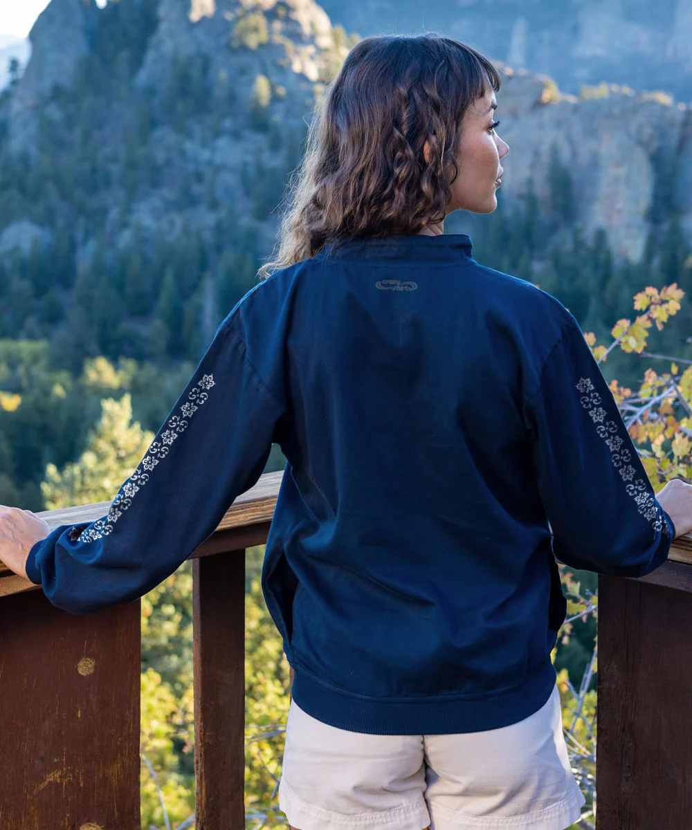 Makenna Ekolu - Navy Long Sleeve Lightweight Pullover - Image 3