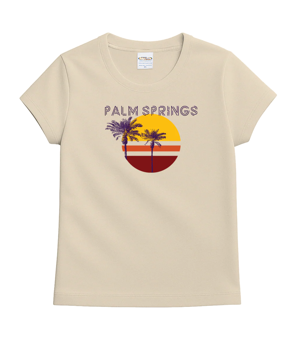 Mod Palm Springs - Coconut Dyed Short Sleeve Crewneck T-Shirt - Image 4