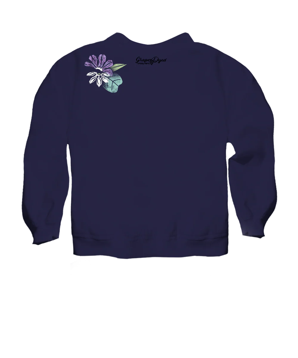 Naupaka Band - Grape Dyed Long Sleeve Lightweight Pullover - Image 4