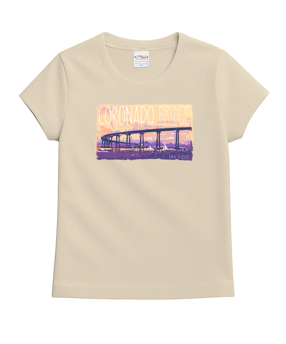 Painted Coronado - Coconut Dyed Short Sleeve Crewneck T-Shirt