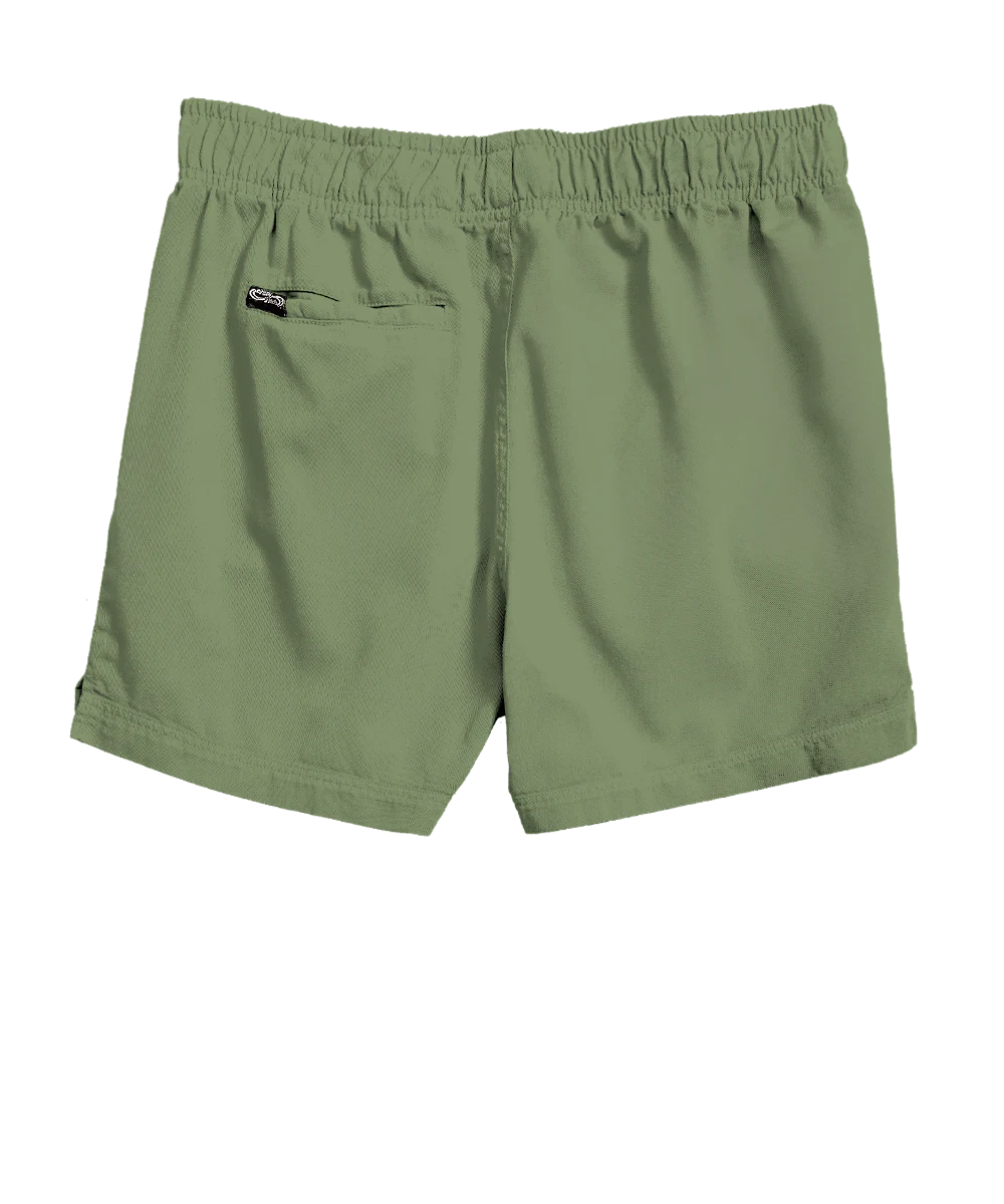 Sage Green Shoreline Twill Shorts - Image 4