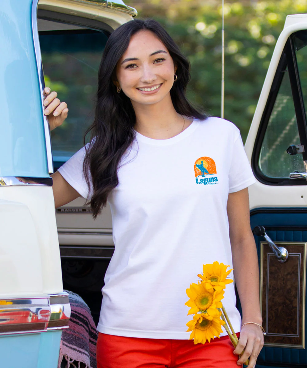 Sun Surf - White Short Sleeve Crewneck T-Shirt - Image 3