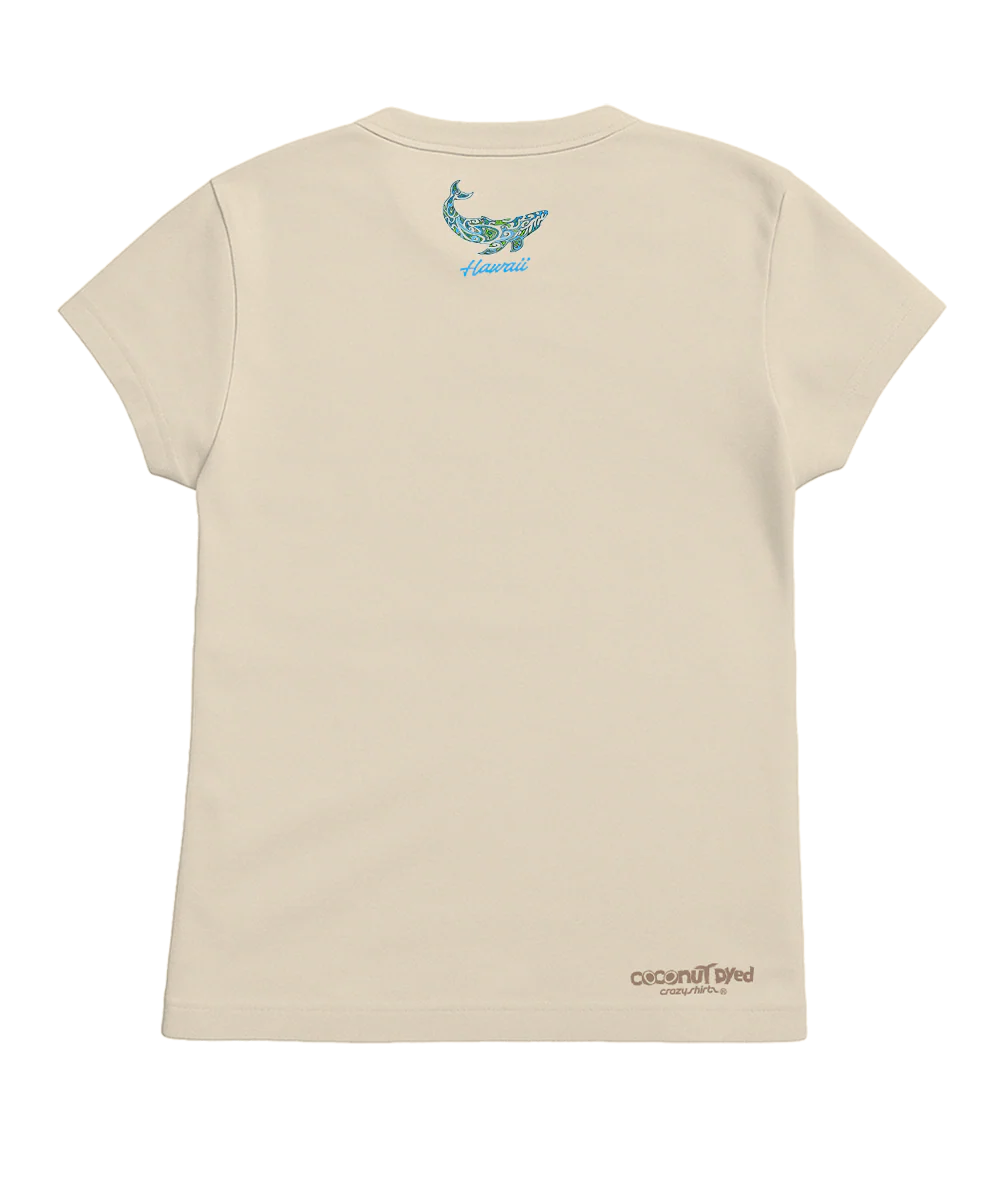 Tribal Kohola Band - Coconut Dyed Short Sleeve Crewneck T-Shirt - Image 4