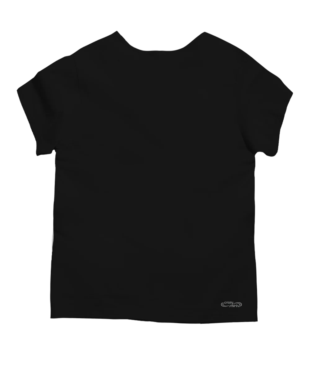 Victoria Beach Pirate Tower - Black Short Sleeve Scoop Neck T-Shirt - Image 4