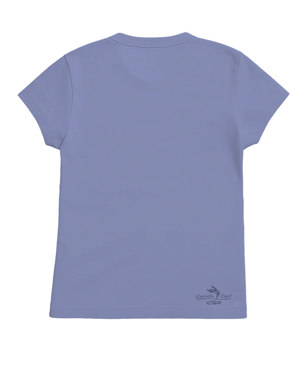 Volkswagen Peace And Love - Lavender Dyed Short Sleeve Crewneck T-Shirt - Image 4