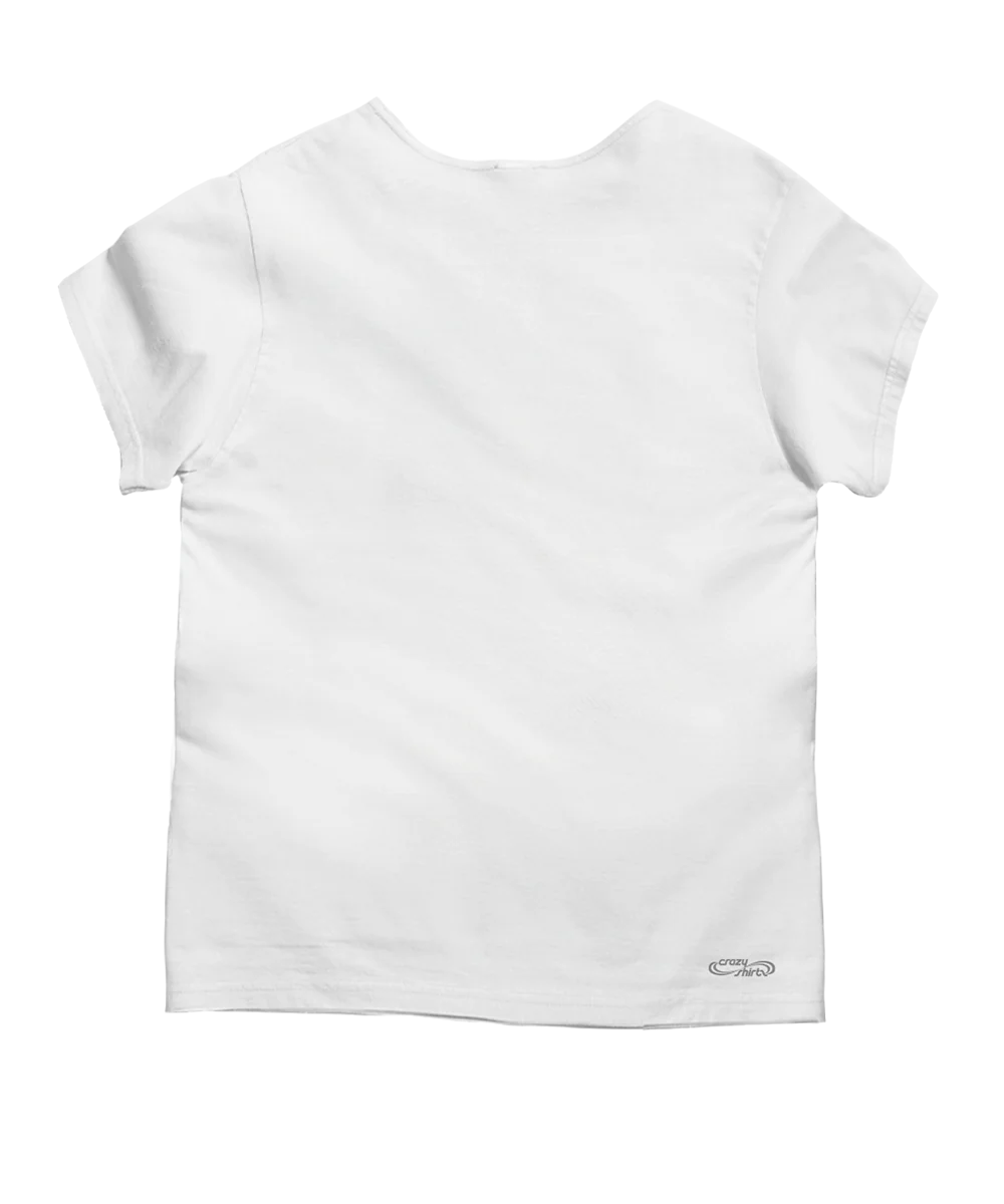 Volkswagen Watercolor Bus - White Short Sleeve Scoop Neck T-Shirt - Image 4