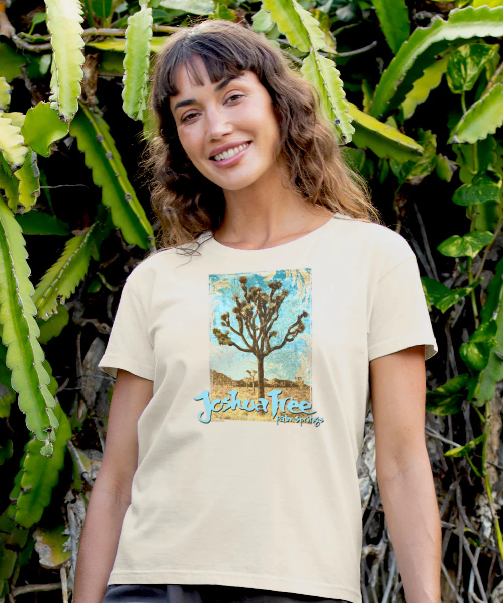 Weathered Joshua - Coconut Dyed Short Sleeve Crewneck T-Shirt - Image 2