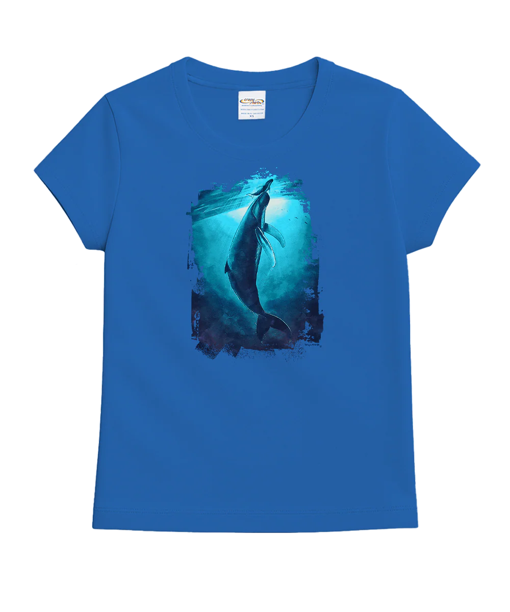 Wyland® First Breath - Blue Hawaii Dyed Short Sleeve Crewneck T-Shirt