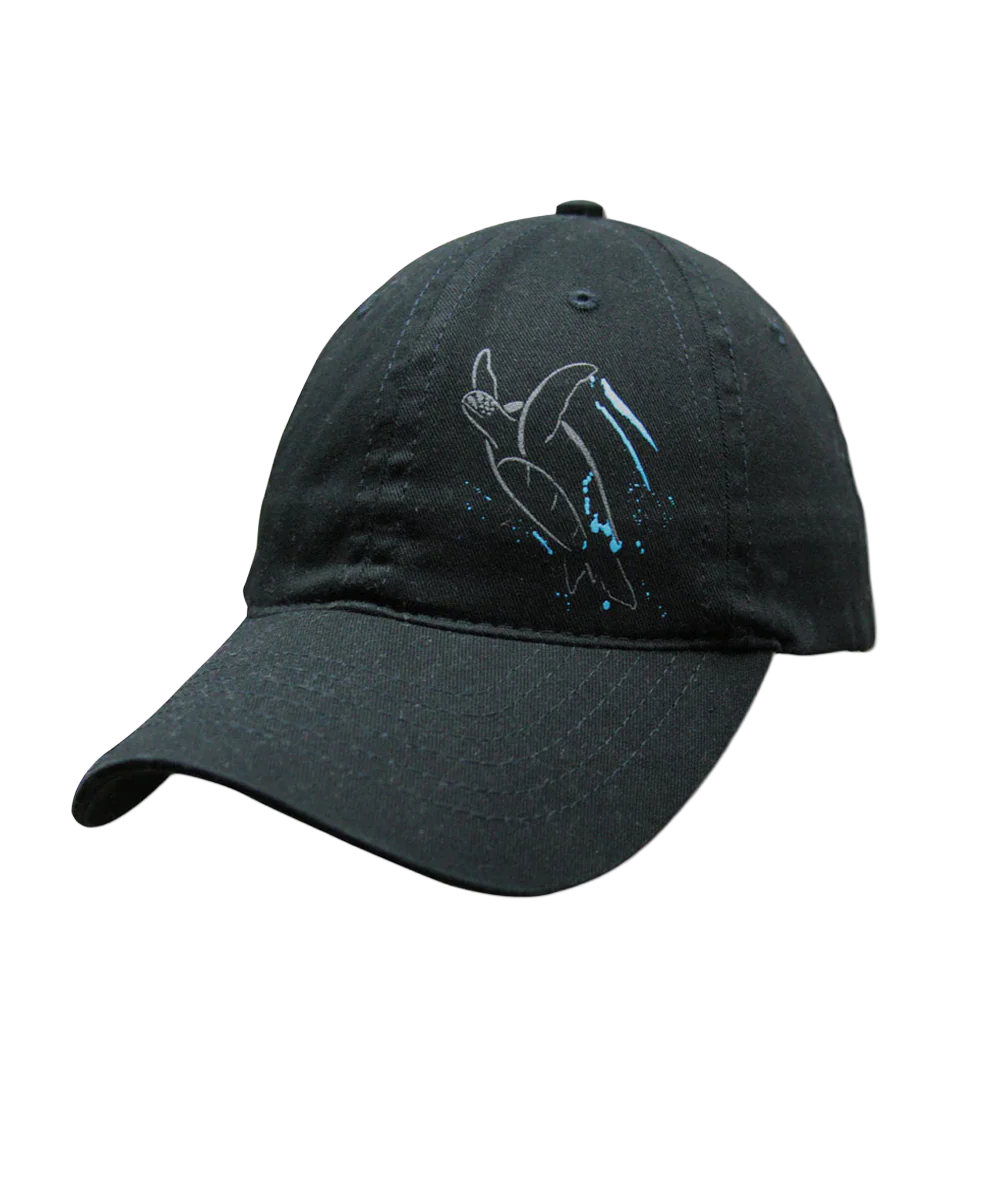Wyland® Turtle - Black Twill Hat